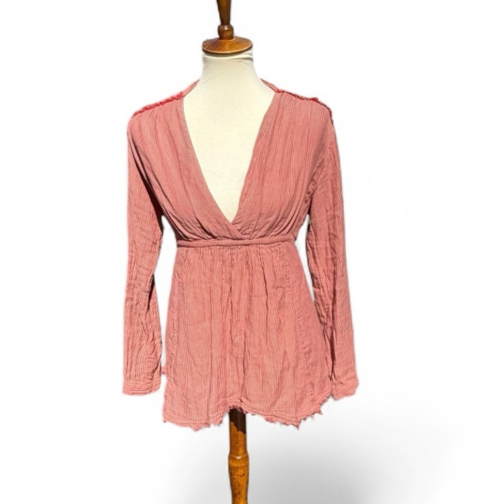 Free People Boho Long-Sleeve Top Size S